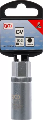 BGS technic Tőcsavar ki- és behajtó fej BGS 65515 készlethez, 5 mm, 3/8”, 19 mm hatszög (BGS 65515-5)