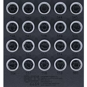   BGS technic Kerékőr leszedő készlet VAG | 20 darabos (BGS 6659)