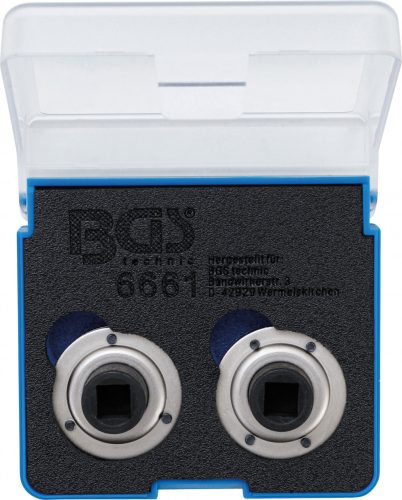BGS technic Fékdugattyú-visszaállító adapter készlet | univerzális | 2 és 3 csapszeggel | 2 darabos (BGS 6661)