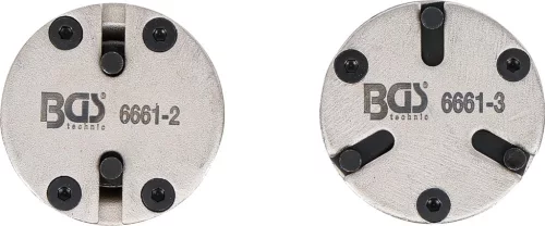 BGS technic Fékdugattyú-visszaállító adapter készlet | univerzális | 2 és 3 csapszeggel | 2 darabos (BGS 6661)
