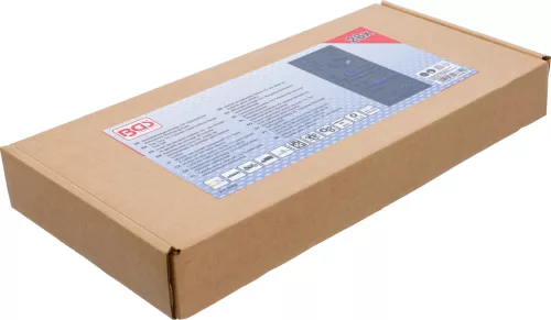 BGS technic 1/3 Szerszámtálca szerszámkocsihoz: 28 darabos hengerfej fúrószár és fúrósablon készlettel (BGS 6682)