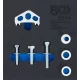 BGS technic Lendkerék rögzítő | BMW / MINI (BGS 6694)