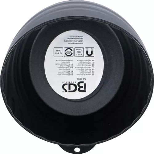 BGS technic Mágnestálca, magasperemű, átmérő: 145mm (BGS 67100)