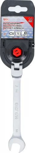BGS technic Racsnis csillag-villáskulcs | csuklós | 14 mm (BGS 6714)