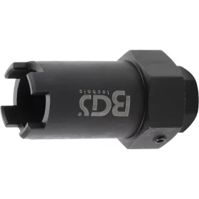   BGS technic 4 fogas speciális dugókulcs Mercedes, Neoplan, Setra üzemanyag fúvóka tartóhoz (BGS 67210-1)
