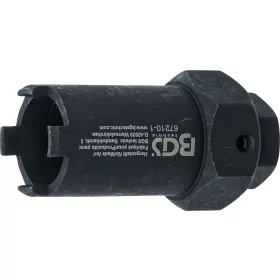   BGS technic 4 fogas speciális dugókulcs Mercedes, Neoplan, Setra üzemanyag fúvóka tartóhoz (BGS 67210-1)