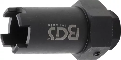 BGS technic 4 fogas speciális dugókulcs Mercedes, Neoplan, Setra üzemanyag fúvóka tartóhoz (BGS 67210-1)