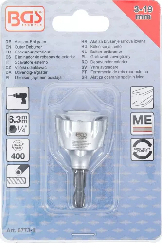BGS technic Külső sorjátlanító | Ø 3 - 19 mm (BGS 6773-1)