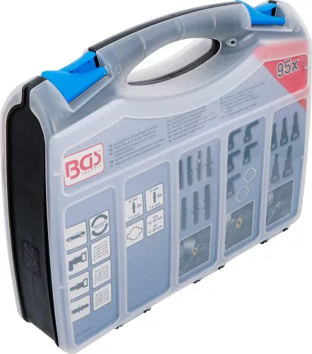 BGS technic Műanyag cső és csatlakozó készlet | 95 db. (BGS 6776)