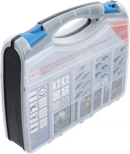 BGS technic Műanyag cső és csatlakozó készlet | 95 db. (BGS 6776)