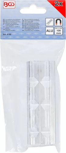 BGS technic Satu-védőpofák | Aluminium | Szélesség: 100 mm | 2 darabos (BGS 6796)