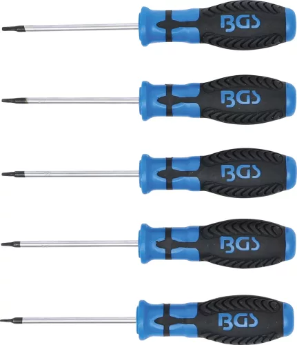 BGS technic Csavarhúzó készlet | T-profil (Torx) | T6 - T10 | 7 darabos (BGS 6828)