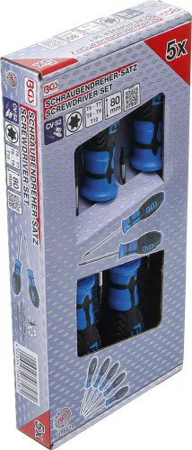 BGS technic Csavarhúzó készlet | T-profil (Torx) | T6 - T10 | 7 darabos (BGS 6828)