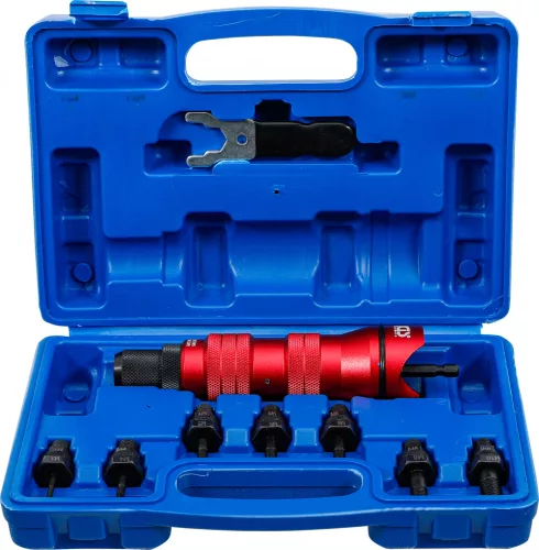 BGS technic Szegecsanyahúzó adapter készlet, M3 / M4 / M5 / M6 / M8 / M10 (BGS 6834)