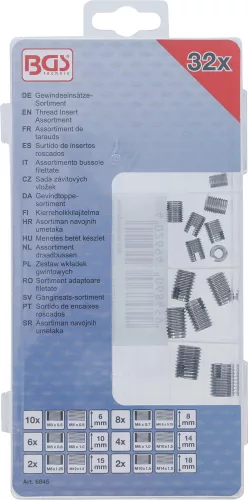 BGS technic Menetes betét készlet | önmetsző | 32 darabos (BGS 6845)