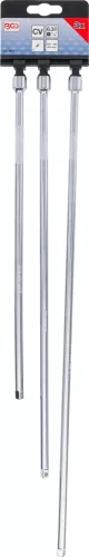 BGS Technic Hosszabbító készlet | 6,3 mm (1/4") | 300 / 380 / 450 mm | 3 darabos (BGS 6854)