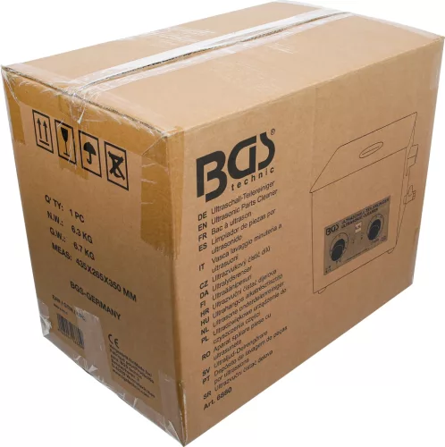 BGS technic Ultrahangos alkatrésztisztító | 6,5 l (BGS 6880)