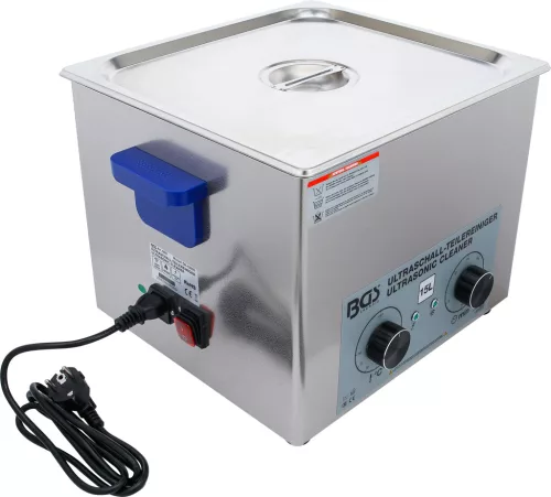 BGS technic Ultrahangos alkatrésztisztító | 15 l (BGS 6881)