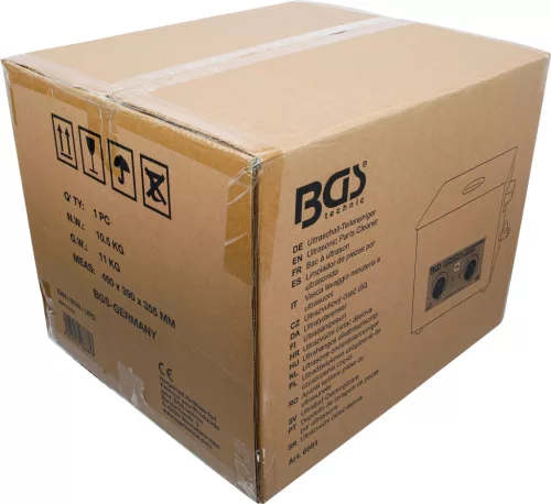BGS technic Ultrahangos alkatrésztisztító | 15 l (BGS 6881)