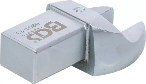 BGS Technic 13 mm villáskulcs fej | cserélhető fejű nyomatékkulcsokhoz (BGS 6901-13)