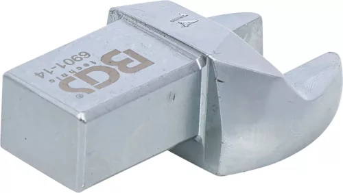 BGS Technic 14 mm villáskulcs fej | cserélhető fejű nyomatékkulcsokhoz (BGS 6901-14)