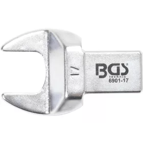   BGS Technic 17 mm villáskulcs fej | cserélhető fejű nyomatékkulcsokhoz (BGS 6901-17)