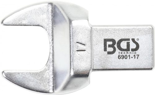 BGS Technic 17 mm villáskulcs fej | cserélhető fejű nyomatékkulcsokhoz (BGS 6901-17)