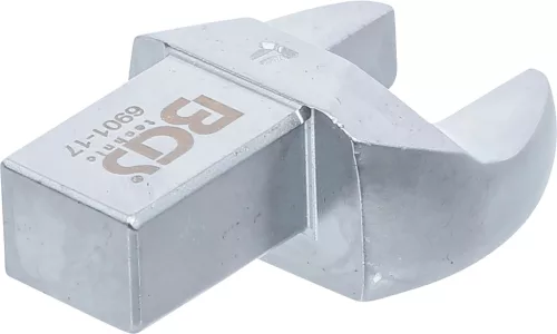 BGS Technic 17 mm villáskulcs fej | cserélhető fejű nyomatékkulcsokhoz (BGS 6901-17)