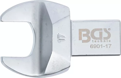 BGS Technic 17 mm villáskulcs fej | cserélhető fejű nyomatékkulcsokhoz (BGS 6901-17)