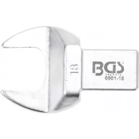   BGS Technic 18 mm villáskulcs fej | cserélhető fejű nyomatékkulcsokhoz (BGS 6901-18)