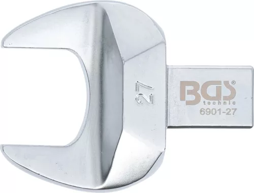 BGS Technic 27 mm villáskulcs fej | cserélhető fejű nyomatékkulcsokhoz (BGS 6901-27)