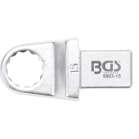   BGS Technic 15 mm csillagkulcs fej | cserélhető fejű nyomatékkulcsokhoz (BGS 6903-15)
