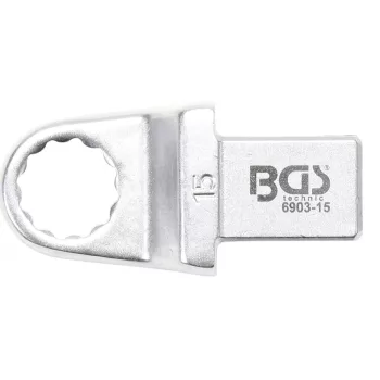   BGS Technic 15 mm csillagkulcs fej | cserélhető fejű nyomatékkulcsokhoz (BGS 6903-15)