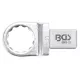 BGS Technic 21 mm csillagkulcs fej | cserélhető fejű nyomatékkulcsokhoz (BGS 6903-21)