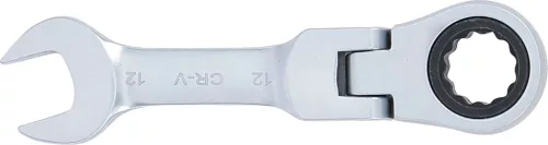 BGS Technic Racsnis csillag-villáskulcs | rövid | hajlítható | 12 mm (BGS 6912)