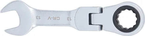 BGS Technic Racsnis csillag-villáskulcs | rövid | hajlítható | 13 mm (BGS 6913)