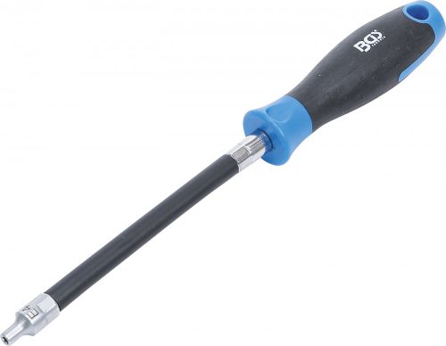 BGS technic Flexibilis csavarhúzó kerek fogantyúval | E-Profil E4 | Pengehossz 150 mm (BGS 70020)