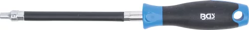 BGS technic Flexibilis csavarhúzó kerek fogantyúval  | E-típus E 5 | Pengehossz 150 mm (BGS 70021)