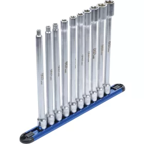   BGS technic E-Torx dugókulcs készlet extra hosszú, 3/8”, E6–E20, 10 részes XXL ( 200 mm ) (BGS 70026)