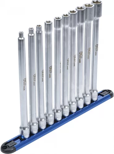 BGS technic Dugókulcskészlet, E-profil | XXL | 10 mm (3/8") | E6 - E20 | 10 darabos (BGS 70026)