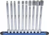 BGS technic E-Torx dugókulcs készlet extra hosszú, 3/8”, E6–E20, 10 részes XXL ( 200 mm ) (BGS 70026)
