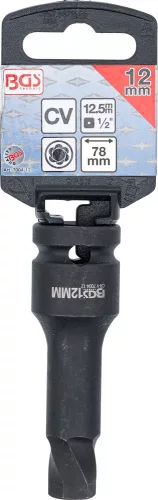 BGS technic Csavarkiszedő | Belső négyszögletű behajtófej 12,5 mm (1/2") | meghibásodott 12 mm-es imbuszcsavarokhoz (BGS 7004-12)