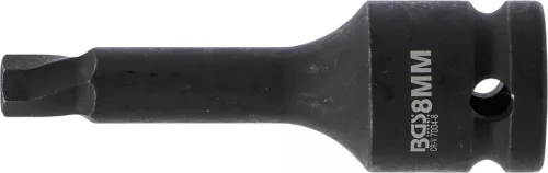 BGS technic Csavarkiszedő | Belső négyszögletű behajtófej 12,5 mm (1/2") | meghibásodott 8 mm-es imbuszcsavarokhoz (BGS 7004-8)