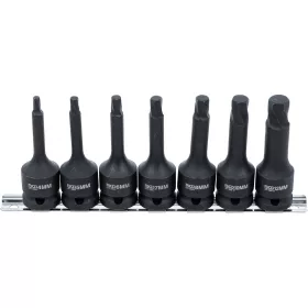   BGS technic Csavarkiszedő készlet | 12,5 mm (1/2") | hibás belső hatszögletű csavarokhoz 4 - 12 mm | 7 darabos (BGS 7004)