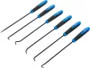 BGS technic Extra hosszú kampó- és szúrószerszám készlet kábelvezetéshez és kárpitozáshoz, 245 mm, 6 részes (BGS 70046)