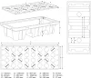 BGS technic Olajgyűjtő tálca | rácsrostéllyal | 2 x 200 l hordóhoz (BGS 70047)