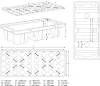 BGS technic Olajgyűjtő tálca | rácsrostéllyal | 2 x 200 l hordóhoz (BGS 70047)