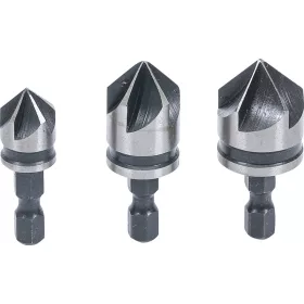   BGS DIY Süllyesztő bit készlet | HSS | 6,3 mm (1/4") | 12 - 16 - 19 mm | 3 darabos (BGS 70052)