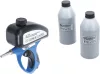 BGS technic Homokfúvó pisztoly pneumatikus, 510 ml tartállyal és 2 kg szemcseszóró anyaggal, 3 részes készlet (BGS 70056)
