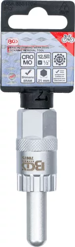 BGS technic Zárógyűrű-betét | központosító csappal | 12 mm-es gyorskioldású tengelyekhez (70075)